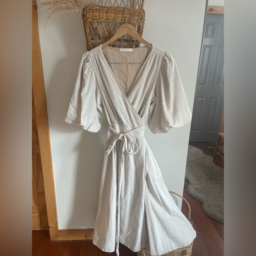 Oak & Fort Wrap Dress